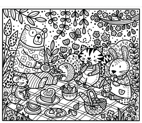 Usborne - Magic Painting Love, Hearts and Flowers