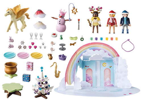 Playmobil Princess Magic - Advent Calendar - Christmas under the Rainbow Playmobil Princess Magic - Advent Calendar - Christmas under the Rainbow