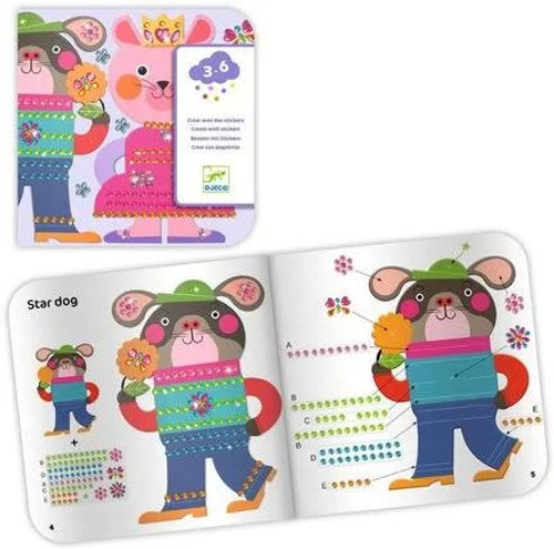 Djeco - Sparkles Sticker Set Djeco - Sparkles Sticker Set