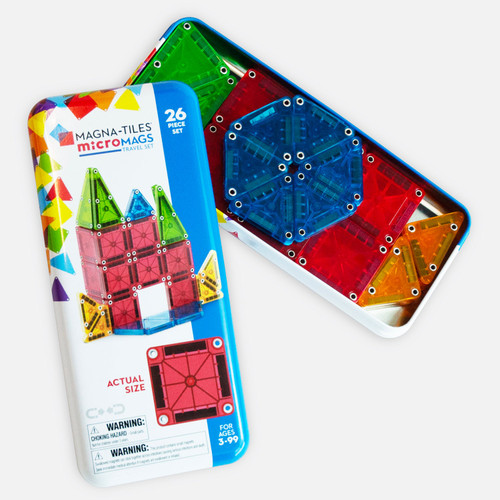 MAGNA-TILES - microMAGS Travel Set - 26 Piece Set MAGNA-TILES - microMAGS Travel Set - 26 Piece Set