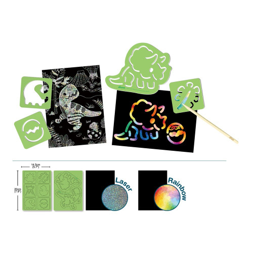 Avenir - Scratch & Stencil - Dinos Avenir - Scratch & Stencil - Dinos