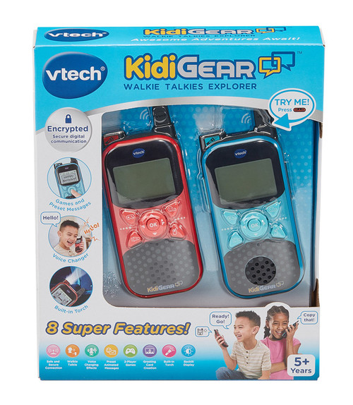VTech - Kidigear Walkie Talkies Explorer (Red/Blue) VTech - Kidigear Walkie Talkies Explorer (Red/Blue)