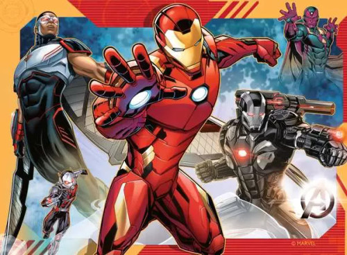 Ravensburger  - Marvel Avengers 4 in a Box - 12, 16, 20, 24pc Ravensburger  - Marvel Avengers 4 in a Box - 12, 16, 20, 24pc