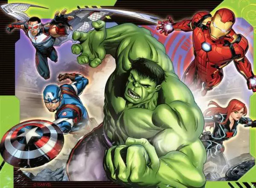 Ravensburger  - Marvel Avengers 4 in a Box - 12, 16, 20, 24pc Ravensburger  - Marvel Avengers 4 in a Box - 12, 16, 20, 24pc