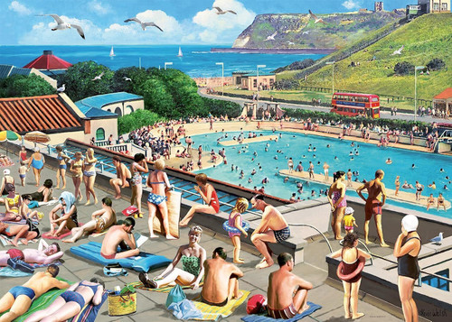 Ravensburger 1000pc - Leisure Days No. 8 -  Scarborough North Bay Puzzle Ravensburger 1000pc - Leisure Days No. 8 -  Scarborough North Bay Puzzle