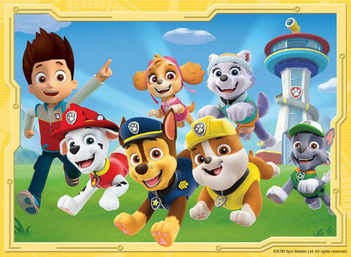 Ravensburger  - Paw Patrol 4 In A Box Puzzles - 12, 16, 20, 24pc Ravensburger  - Paw Patrol 4 In A Box Puzzles - 12, 16, 20, 24pc