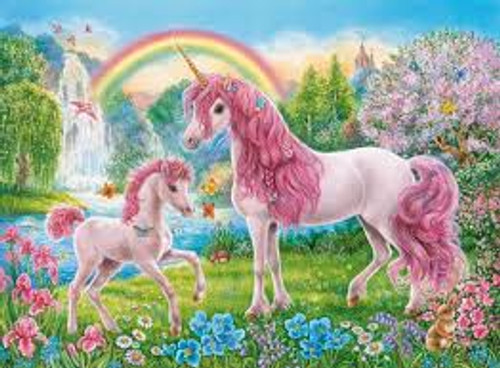 Ravensburger 4x100pc - Magical Unicorn Bumper Pack Puzzles Ravensburger 4x100pc - Magical Unicorn Bumper Pack Puzzles