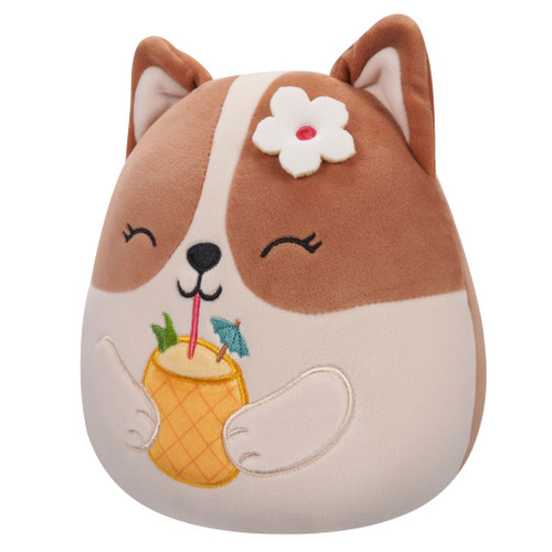 Squishmallows 7.5 inch - Regina Brown And White Corgi