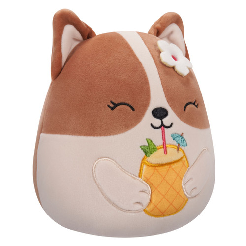 Squishmallows 7.5 inch - Regina Brown And White Corgi