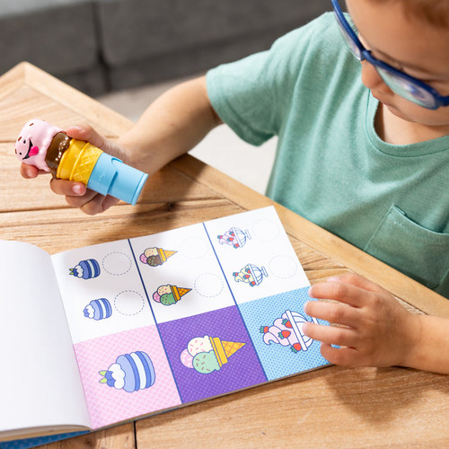 Melissa & Doug - Sticker WOW! Activity Pad Set - Ice Cream Melissa & Doug - Sticker WOW! Activity Pad Set - Ice Cream