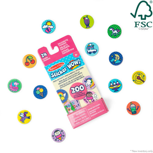 Melissa & Doug - Sticker WOW! Refill Stickers - Favourite Things Melissa & Doug - Sticker WOW! Refill Stickers - Favourite Things