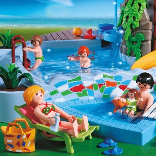 Playmobil City Life - Pool with Water Slide 4858 Playmobil City Life - Pool with Water Slide 4858
