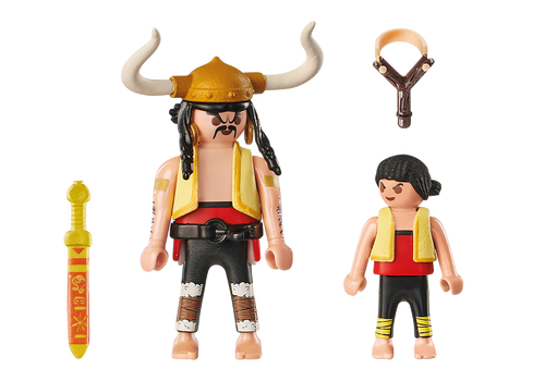 Playmobil - Asterix - Huevos y Bacon and Pepe 71545