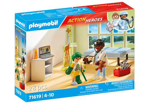 Playmobil - Action Heroes - Pediatrician with Teddy Bear