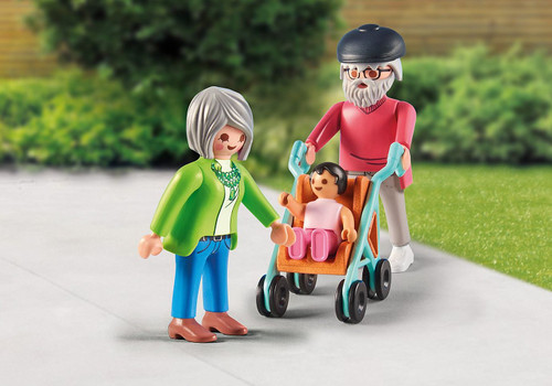 Playmobil - My Life - Grandparents with Baby 71613
