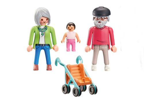 Playmobil - My Life - Grandparents with Baby 71613
