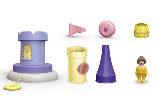 Playmobil 1.2.3 & Disney - Belle's Play Tower with Sound 71458