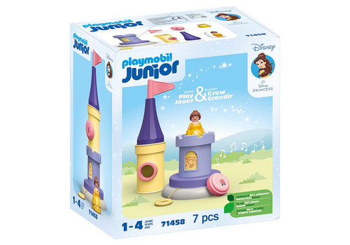 Playmobil 1.2.3 & Disney - Belle's Play Tower with Sound 71458