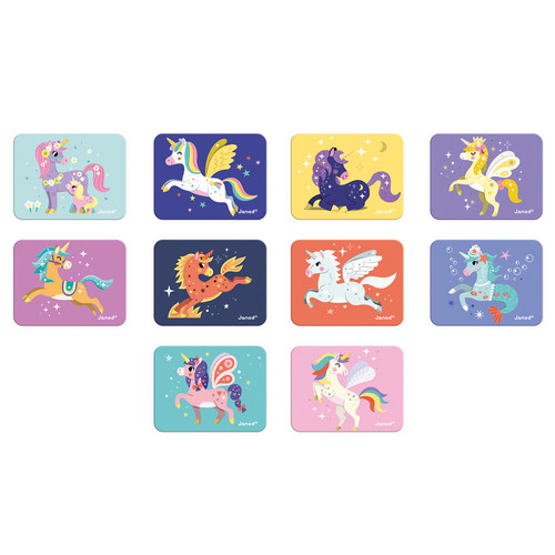 Janod - Unicorn Magnetibook
