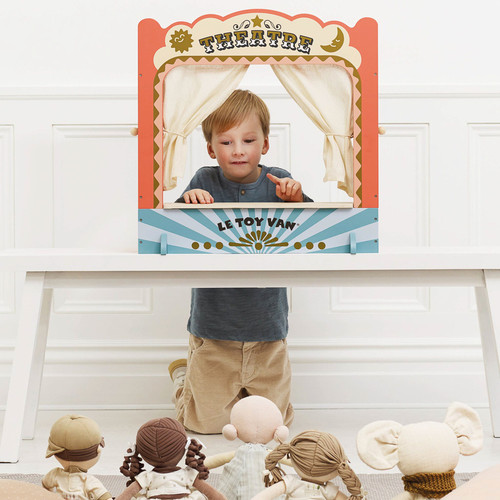 Le Toy Van - Tabletop Puppet Wooden Theatre Le Toy Van - Tabletop Puppet Wooden Theatre