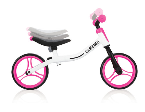 Globber - GO BIKE Balance Bike - White/Pink