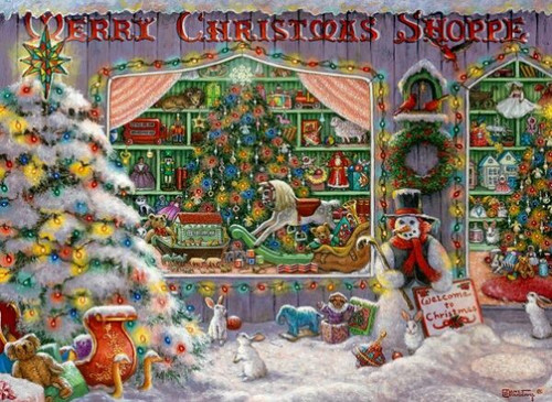 Ravensburger 500pc - The Christmas Shop Puzzle