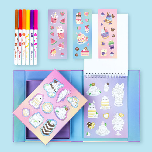 Tiger Tribe - Scented Stacks Of Stickers - Dreamy Desserts