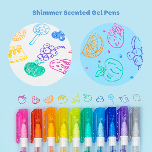 Tiger Tribe - Shimmer Scented Gel Pens Tiger Tribe - Shimmer Scented Gel Pens