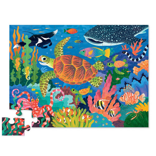 Crocodile Creek - Classic Floor Puzzle 36 pc - Sea Turtle Crocodile Creek - Classic Floor Puzzle 36 pc - Sea Turtle