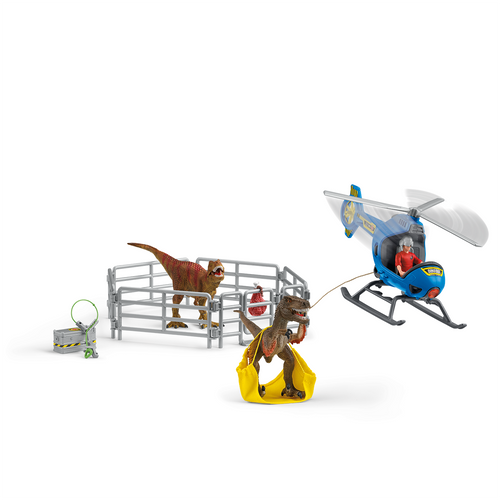 Schleich Dinosaurs - Dino Helicopter Rescue