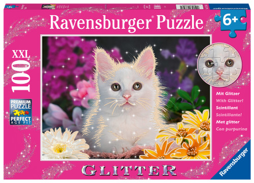 Ravensburger 100pc - Glitter Cat Puzzle