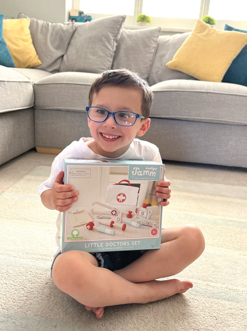 Indigo Jamm - White Little Doctor' Set