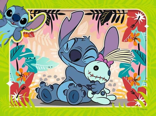 Ravensburger  -  Disney Stitch 4 in a Box - 12, 16, 20, 24pc Puzzles Ravensburger  -  Disney Stitch 4 in a Box - 12, 16, 20, 24pc Puzzles