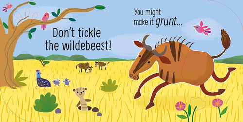 Usborne Touchy-Feely Sounds Book - Don't Tickle the Elephant Usborne Touchy-Feely Sounds Book - Don't Tickle the Elephant