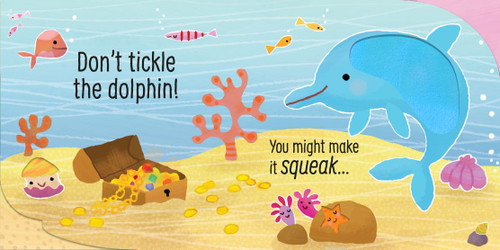 Usborne Touchy-Feely Sounds Book - Don't Tickle the Shark
