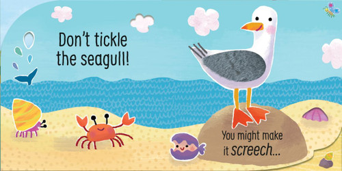 Usborne Touchy-Feely Sounds Book - Don't Tickle the Shark