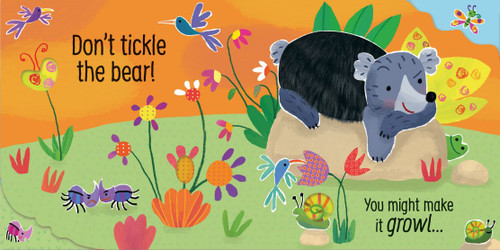 Usborne Touchy-Feely Sounds Book - Don't Tickle the Hippo