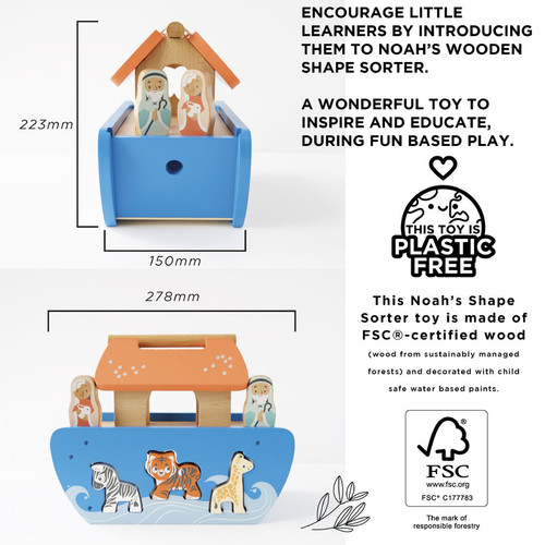 Le Toy Van - Noah's Ark Shape Sorter