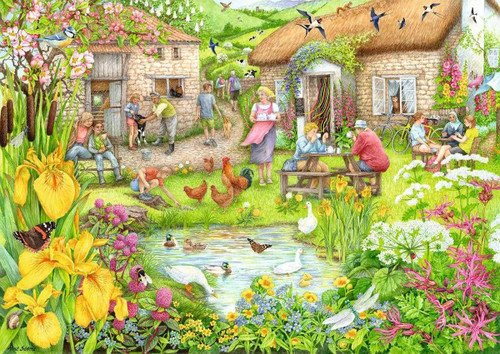 Ravensburger 1000pc - Cosy Cafe No.3: Farm Cafe Puzzle