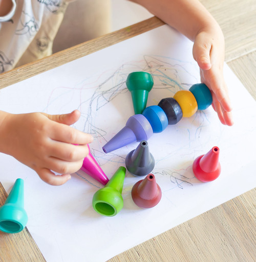 Tiger Tribe - Stackable Crayons - Candy Colours Tiger Tribe - Stackable Crayons - Candy Colours