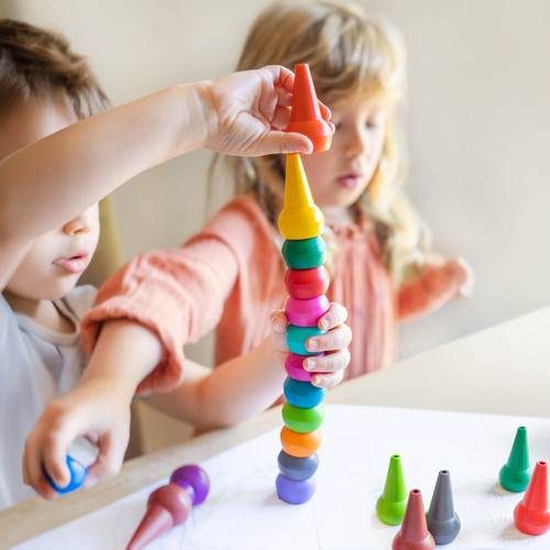 Tiger Tribe - Stackable Crayons - Candy Colours Tiger Tribe - Stackable Crayons - Candy Colours