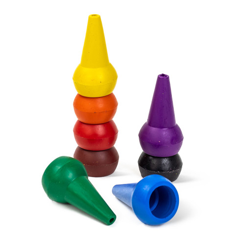 Tiger Tribe - Stackable Crayons - Retro Rainbow Tiger Tribe - Stackable Crayons - Retro Rainbow