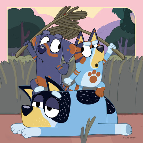 Ravensburger 3 x 49pc - Bluey Adventures Puzzles