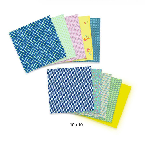 Djeco - Natsu 100 Origami Sheets by Petit Pan Djeco - Natsu 100 Origami Sheets by Petit Pan