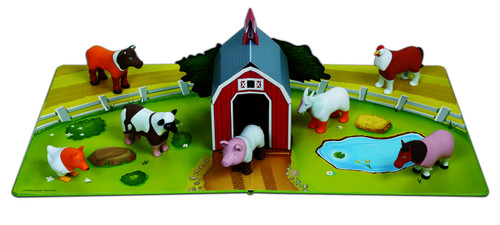 Popular Playthings - Mini Magnetic Mix or Match - Farm Animals