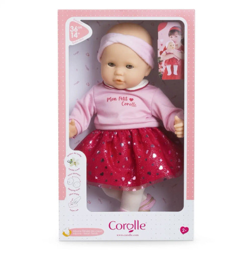 Corolle Mon Grand Poupon- Albane Heart Petals Baby Doll - 36cm