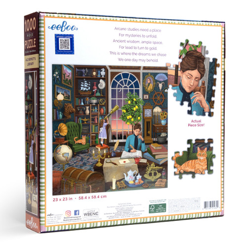 eeBoo 1000pc - Alchemist's Library Puzzle eeBoo 1000pc - Alchemist's Library Puzzle