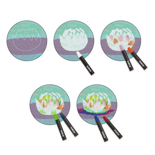 Djeco - Inspired by Water Lily Pond-Claude Monet - Wax Crayons