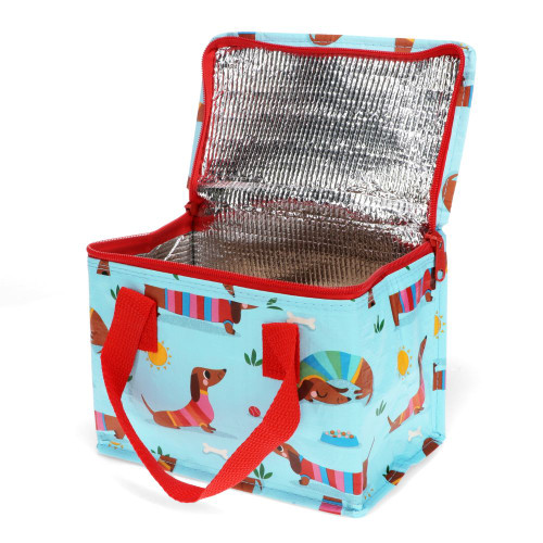 Rex London Insulated Lunch Bag – Sausage Dog Blue Rex London Insulated Lunch Bag – Sausage Dog Blue