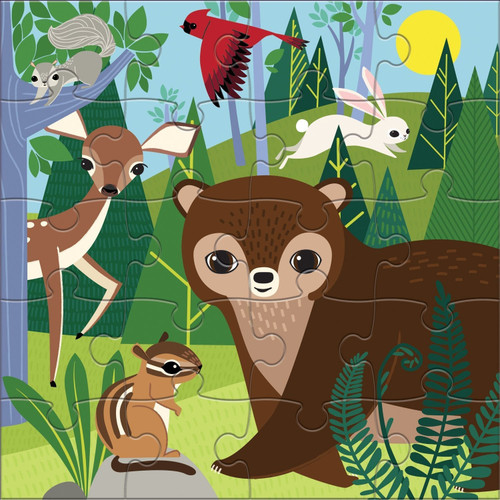 Mudpuppy - Forest Night & Day Magnetic Puzzles (Pack of 2)